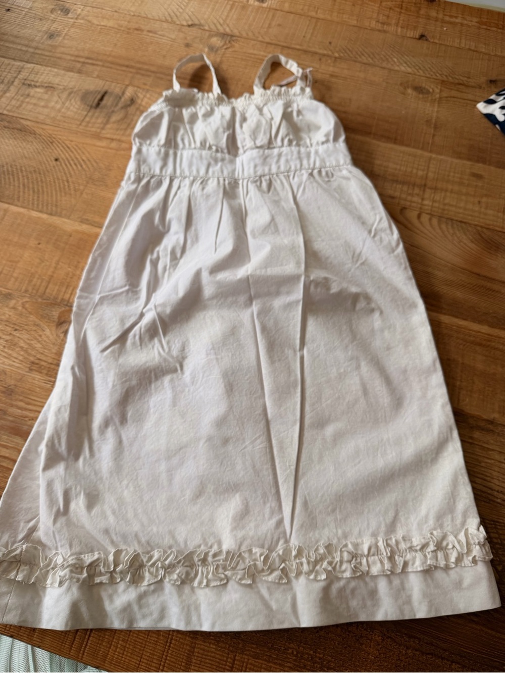 Lilly Pulitzer Girls White Smocked Dress Size 8 Cotton Sundress